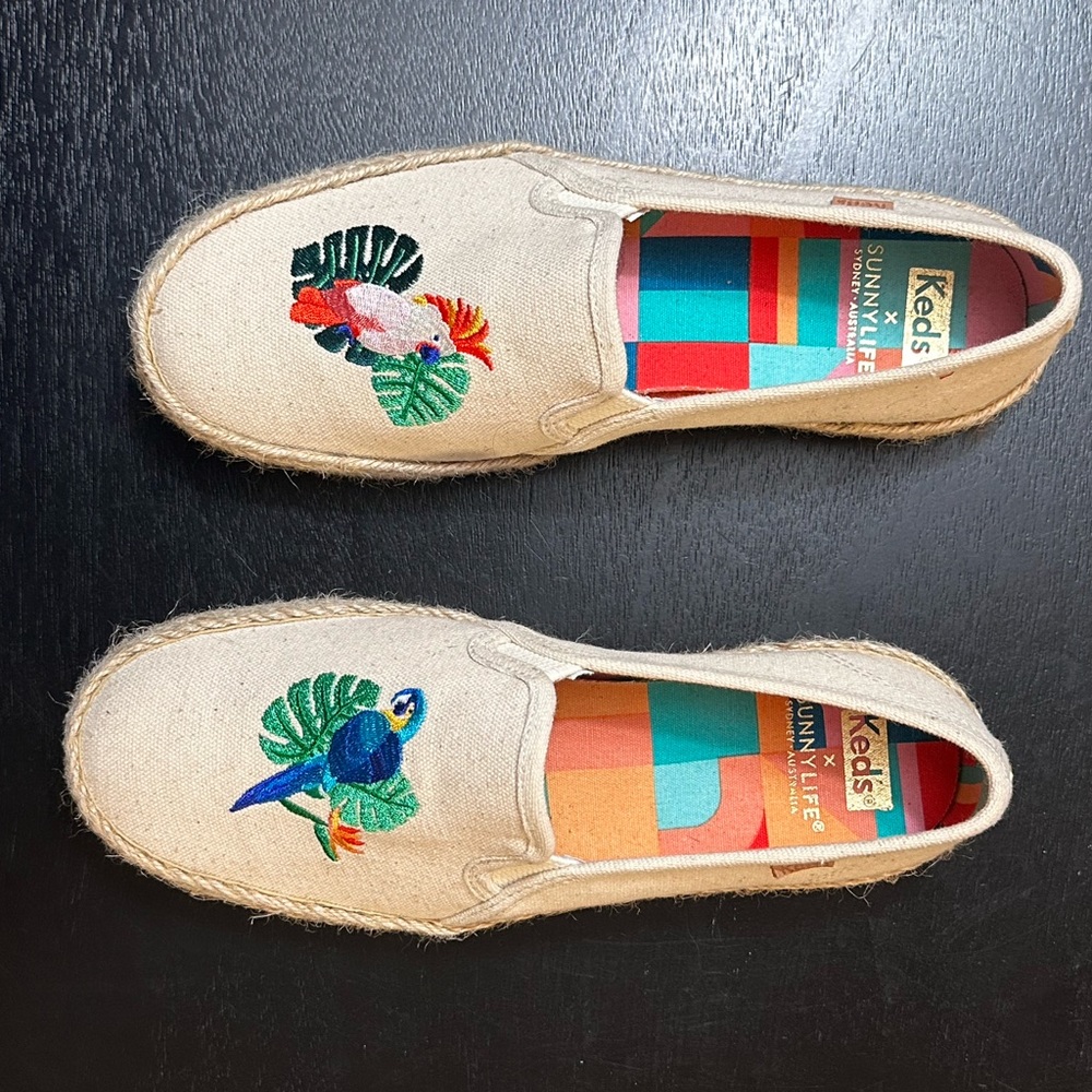 Keds tropical spring summer flat